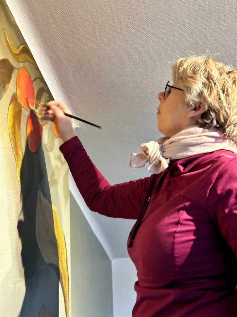 Concentration de Couleur Glaz qui peint